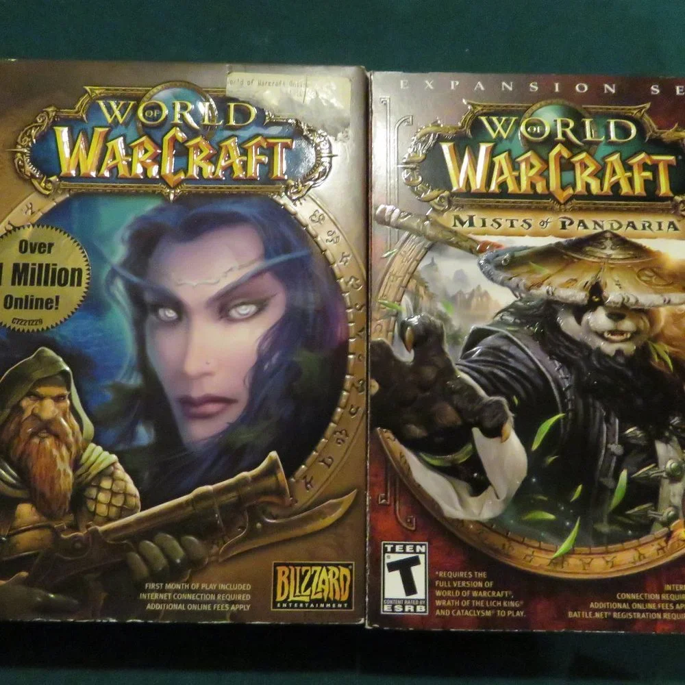 World Of Warcraft Base Game And 3 Expansions
